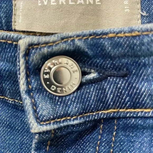 Everlane High Rise Medium Wash Jeans Size 31 - Picture 4 of 5